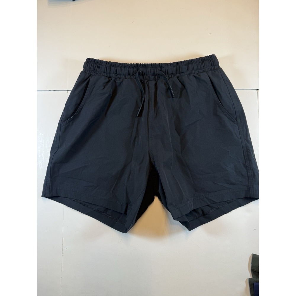 Bear Bottom Mens Medium Black Stretch Chino Shorts 5.5" Inseam